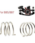 Sixteen Piece Dope Bicycle Disc Brake Caliper Springs Mechanical Return Arm Replacement Kit For Road And Mountain Bike Brakes Smooth As Butter Action - silver springs and caliper