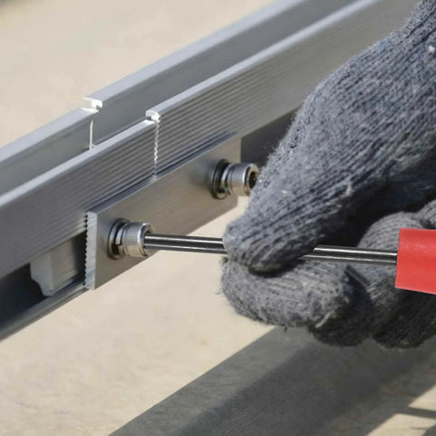 Using Dual End T27 Torx Key Wrench T Handle Set Pro Grade Built Tough Heavy Duty Carbon Steel for metal frame assembly