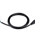 Six Foot 14 Gauge Three Prong Heavy Duty Replacement Power Cord Cable 110V 120V NEMA 5 15P Plug To Bare End SJT 14AWG 15 Amp
