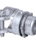 ProConnex 1/2 In Flex Squeeze Conduit Connector Fitting For AC MC FMC RWFMC Termination Zinc Die Cast 25 Pack UL CSA Listed TriCombo Screw Quick Install Works With Aluminum Or Steel 6/3 AC And MC, zinc die-cast connector