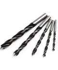 10 Piece Cobalt Coated HSS Wood Drill Bit Set, 3 To 20 Mm, Twist Flute For Easy Debris Removal, Works With Bench And Handheld Drills, Durable Metal Bits