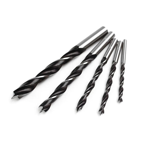 10 Piece Cobalt Coated HSS Wood Drill Bit Set, 3 To 20 Mm, Twist Flute For Easy Debris Removal, Works With Bench And Handheld Drills, Durable Metal Bits