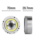 Front and side view of Harmonic Reducer CSD20 Gearbox Strain Wave Drive for BLDC Motors in industrial automation applications.