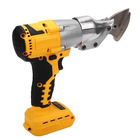 Gowenic 20V Cordless Electric Metal Shears With Brushless Motor and 360 Degree Rotating Head for Sheet Metal Cutting, cordless design