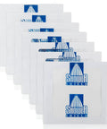 Pack of waterproof disposable catheter shower covers, 7x7 inch size, clear transparent shields for PICC lines and dialysis ports.