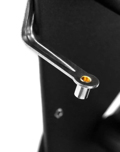 Close-up detail of Dual Solder Dispenser Reel With Adjustable Roll Holder, Pro Grade Heavy Duty Spool Feeder For Welding
