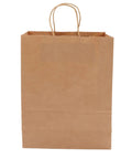 Kraft Paper Shopping Bags With Handles 50 Pack Reusable And Durable All Purpose For Grocery Runs Gifts Wrapping DIY Decor And Crafts Large Capacity 330x260x120 Mm