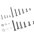 Must-Have M2 M3 M4 Stainless Steel Screw Nut And Washer Kit 1080 Piece Set showcasing hex screws, nuts and washers.