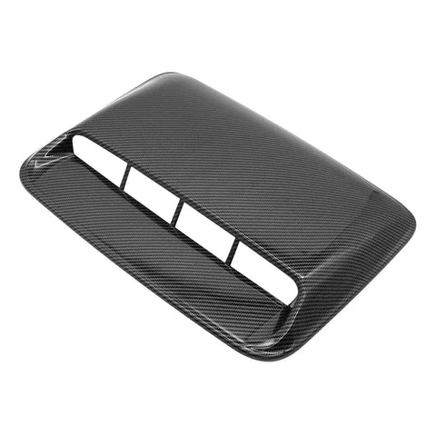 Slick Carbon Fiber Style Hood Vents For Tesla Cybertruck, matte finish, lightweight ABS material, streamlined design.