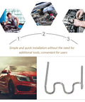 1000Pcs Plastic Welding Staples Hot Staples Repair Kit For Auto Body Bumper Dash Lamp Holder And Plastic Ring Fixes Get It Fixed Fast With Tungsten Steel Construction For Durable Welds And Easy Home Car Repairs illustration