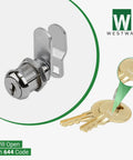 7/8 Inch Disc Tumbler Cam Lock Chrome Finish Keyed Alike 4 Pack With 2 Keys Keycode 644 One And A Quarter Inch Cam