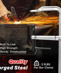 Durable Light Duty Welding F Clamps With Drop Steel Build And Thickened Screw for welding and metal fabrication with a sturdy design.
