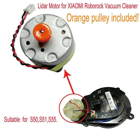 Pro Grade Laser Distance Sensor LDS Lidar Motor Compatible With Roborock S50 S51 S55 Vacuum Cleaners Replacement Part