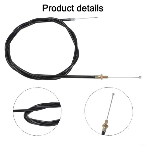 Throttle Cable Kit 21243 For J36 JS36 B46 BS46 Power Trowel Replacement Parts, black cable with metal connectors