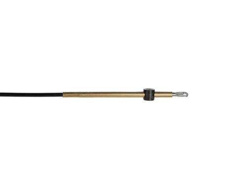 Marine Steering Control Cable CC21017 17 Foot OEM Direct Replacement with stainless steel terminal, side view