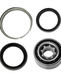Front Wheel Bearing And Hub Assembly Pair For 1988 To 2002 Toyota Corolla, 1998 To 2002 Chevy Prizm, And 1993 To 1997 Geo Prizm 4 Lug Non ABS Hub Repair Kit OEM Grade Quality For A Safer Smoother Ride showing components