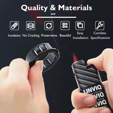 Person holding nylon knock out grommet from Knockout Grommet Kit With Snap In Nylon Bushing Grommets, 160 Pcs In Six Sizes, black