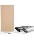 Two Pack 18 Inch Stainless Steel Exhaust Tips Weld On Universal For 2.5 Inch OD Tailpipes Inlet 2.5 Inch Outlet 4 Inch Fits