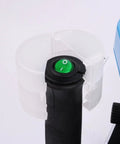 Green power switch on Portable Manual Edge Banding Machine With Glue System For Woodworking 10 To 45mm Banding Tape 110V 765W T90