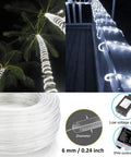 75ft Rope Lights With 280 LEDs Remote Control Waterproof Dimmable Tube Light With Timer 8 Lighting Modes for Outdoor Decor