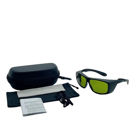Infrared Laser Safety Goggles For Alexandrite Diode And NdYAG Lasers Eye Protection For Laser Hair Removal CE EN207 Certified with case