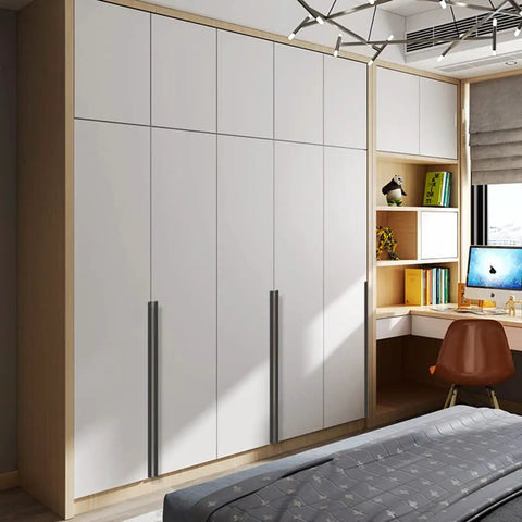 Bedroom wardrobe with Beefy Aluminum Cabinet Handle Set 1000mm Length Black Edge Pulls For Kitchen Cabinets And Drawers