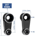 Aluminum Servo Horn Arm Upgrade For One Eighteen Scale Traxxas TRX4M TRX4MT featuring 25T spline dimensions