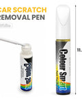 Premium White Touch Up Paint Pen For Vehicles Super Rapid Auto Scratch Remover with precision brush and 11.2 inch size.