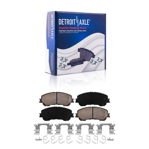 Beefed Up Brake Kit For Nissan Rogue 2014 Through 2020 And Rogue Sport 2017 Through 2022 With box and four ceramic pads