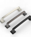 Three cabinet pulls including 25 Pack Brushed Satin Nickel Cabinet Pulls 5 Inch Hole Center For Kitchen Cabinets And Vanities
