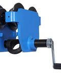 Overhead Push Beam Trolley Heavy Duty 2 Ton Capacity, 4000 Lb Load Rating, Flange Adjustment With Crank, Manual Alloy Steel Carriage