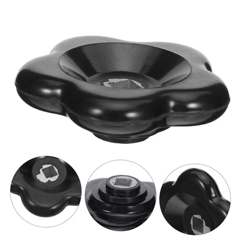 2 Pack Outdoor Faucet Spigot Handle Replacement 60mm Bakelite Butterfly Valve Handwheel With 7x7mm Square Hole