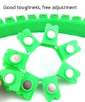 Green Flex Edge Guard Protective Strip for car finishing showing flexibility and toughness with magnet attachments