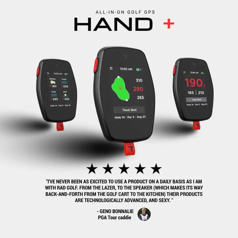 Game Changing Handheld Golf GPS Device With Shot Tracker And Range Finder, Touch Screen Pin Positioning, magnetic mount