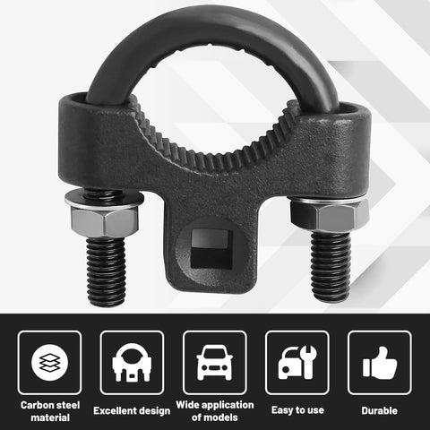 Close-up of Beast Pro Grade Inner Tie Rod Removal Tool 27 To 42mm Hex Wrench showing non-slip teeth, heavy-duty design.