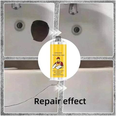 DIY Friendly No Fuss Tile And Stone Crack Repair Kit For Ceramic Porcelain Marble And Granite Chips Glaze Paste Repair