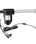 GLOXTED HJA58 lift chair linear actuator with black motor housing and silver rod; Richmat label visible.