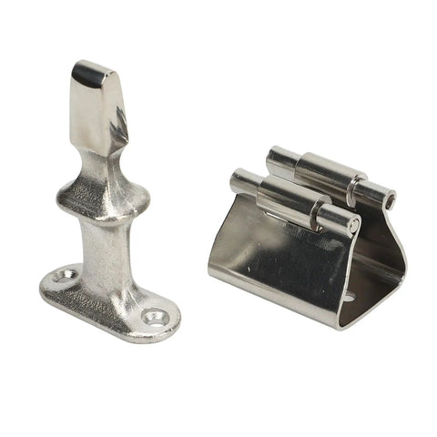 Heavy Duty Marine Door Catch Stopper Holder Made With Rust Proof Stainless Steel Seawater Resistant secure grip for boats.