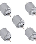 5 Pack 1-6V DC Mini Motors For RC Boats And Planes Dope Do It Yourself Hobby Kit 5000-20000RPM 21mm Diameter By 25mm Length 2mm Shaft