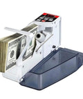 Portable Mini Bill Counter Machine For Cash Currency Lightweight Handy Money Counter Battery Or AC Powered counting bills