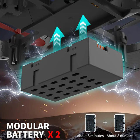 Modular battery system of Remote Control Airplane For Kids And Beginners With LED Lights 360 Degree Flips And Stunts Fighter Jet RC Plane.