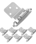 Durable silent self-closing cabinet hinges for kitchen and bathroom use, with heavy-duty load capacity and easy installation.