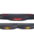 Dope Tesla Model Y Led Brake And Turn Signal Kit With Smoke Tint Lens Replaces Hitch Cover showing brake and turn signals