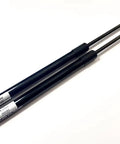 RV Awning Gas Strut 24 Inch 124 to 140 Lbs For Pitched Arm Awnings, Universal Solera Awnings Compatible, black metal struts