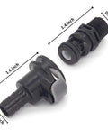 Sprayless Marine Fuel Connector for Boat Gas Tank Universal Male to Female Quick Connect Fittings with size dimensions