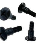 Heavy Duty 14 20 Shoulder Bolts Replacement Kit For Pellet Grill Front Folding Shelf Brackets 4 Pack showing black metal screws.