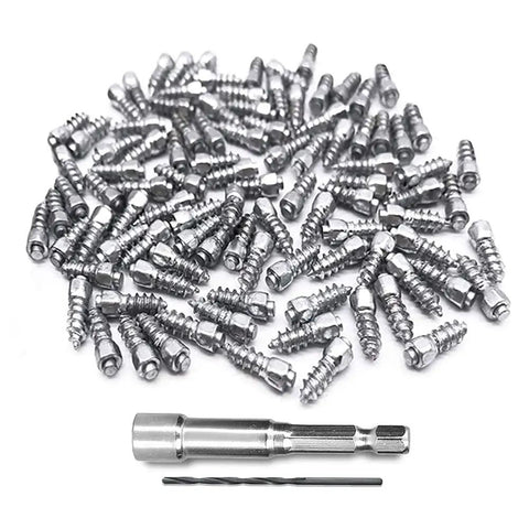 Wheel Studs For Robotic Lawn Mowers Compatible With Worx Landroid Robomow And Husqvarna Automower with drill bit and tool