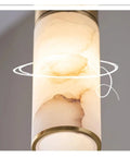 Marble Pendant Light E27 Home Modern Minimalist Decorative Lamps 3 Head Adjustable Hanging Lamp Living Room Dining Room Bedroom,for Restaurants, close-up of lampshade.