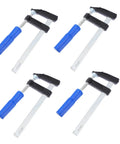 Heavy Duty Woodworking Clamps Set for Quick Holding in Carpentry, 4 Pack Wood Clamp Clips with Non Slip Handles