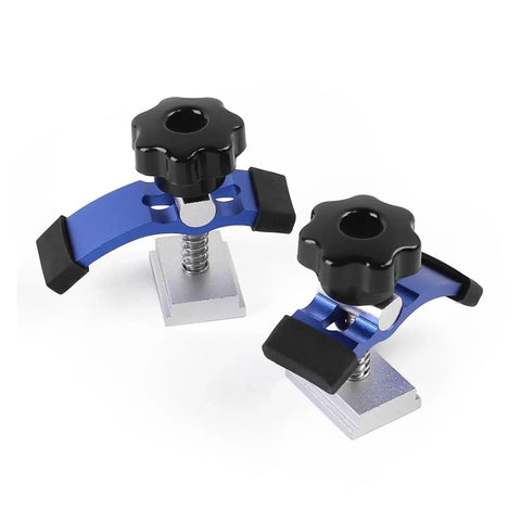 Half Pack Multi Purpose Workpiece Fastening Jig With Rotatable Double Groove Aluminum T Track Hold Down Clamps for CNC Engraving